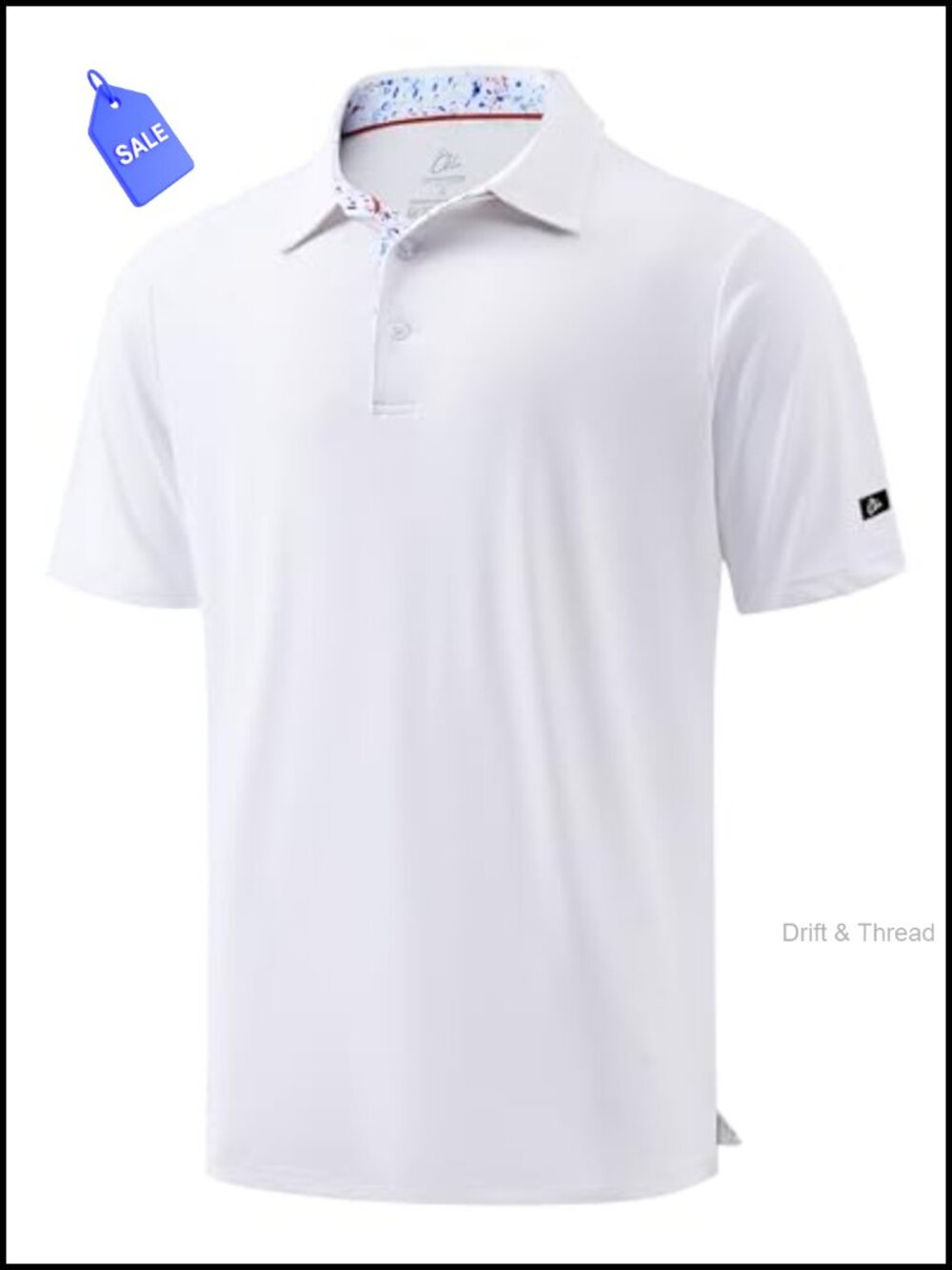 Men's Golf Polo Shirt Short Sleeve Dry Fit Collared